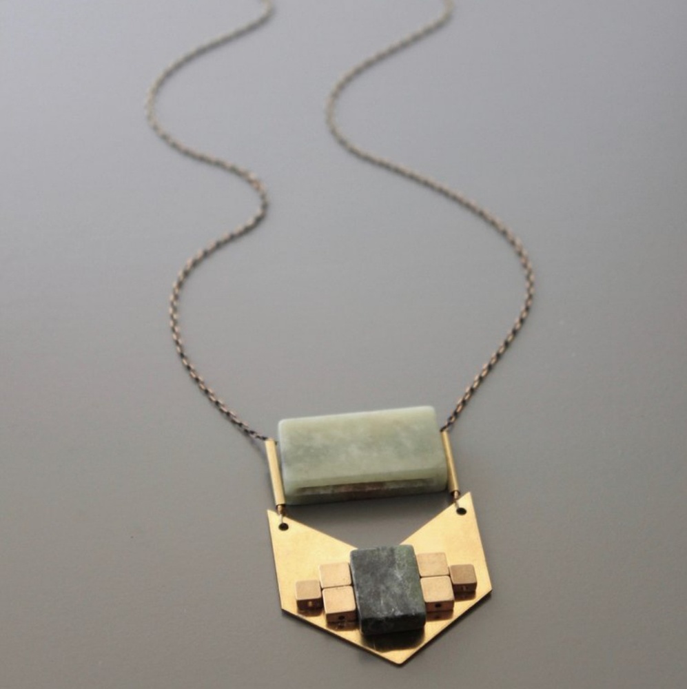 Milo Brass Necklace